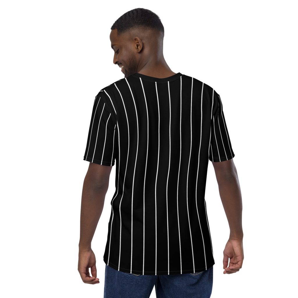 Stripes Jersey Schwarz von SNAZZY CLOTHING – Rückansicht