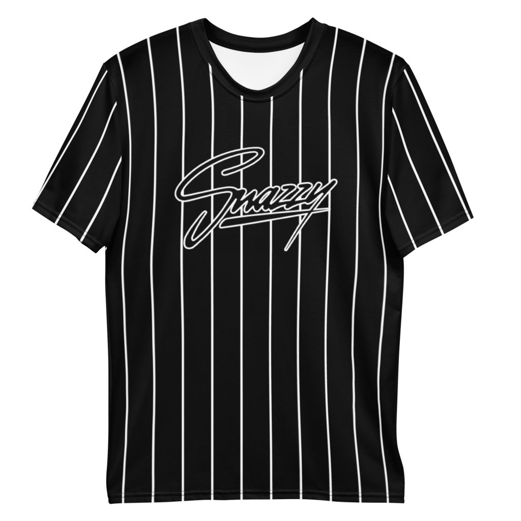 Stripes Jersey Schwarz von SNAZZY CLOTHING – Vorderansicht