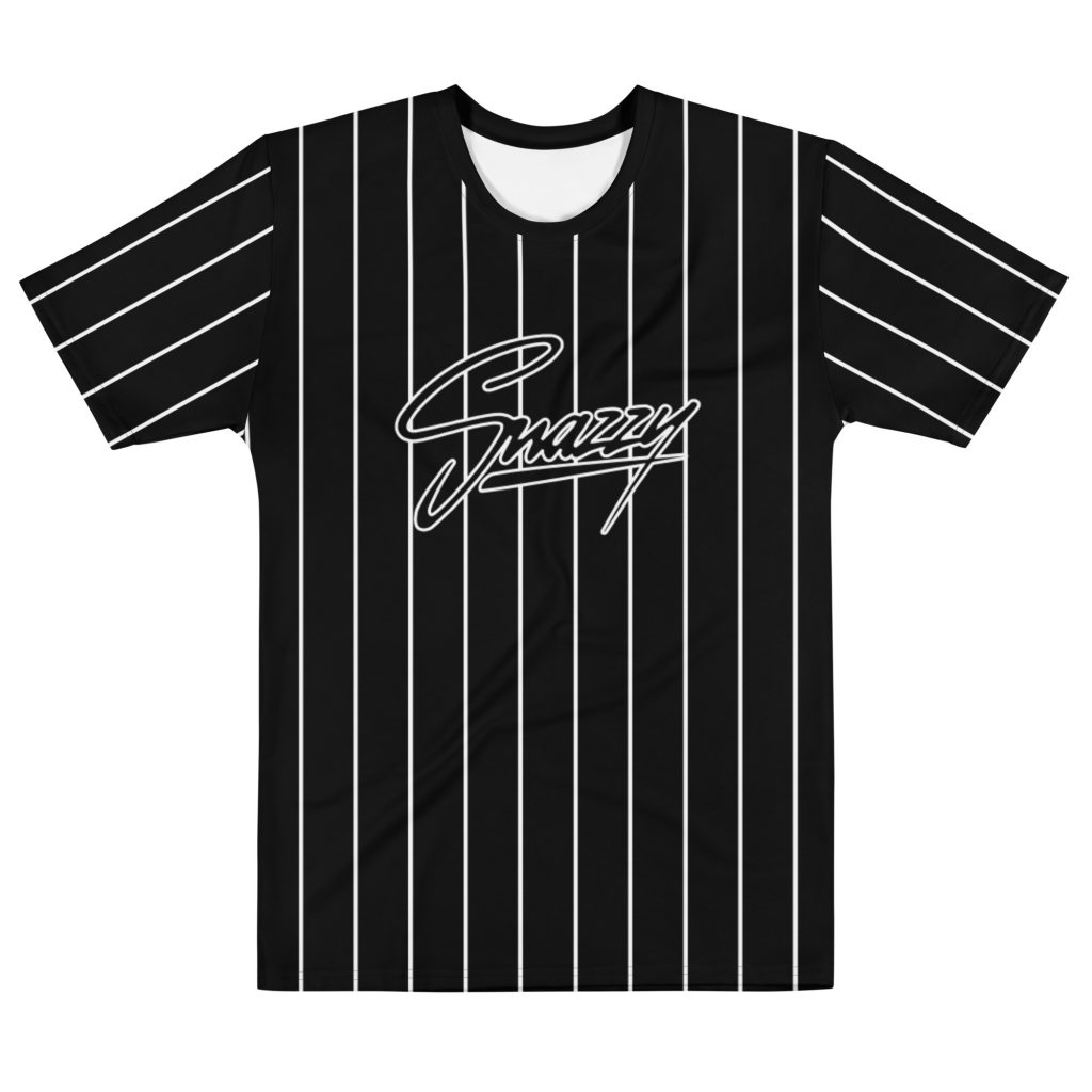 Stripes Jersey Schwarz von SNAZZY CLOTHING – Vorderansicht