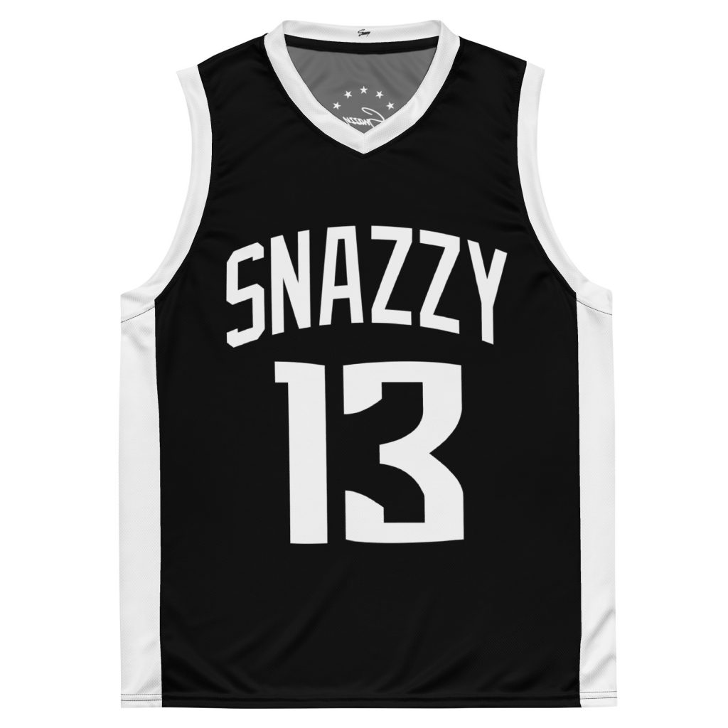 Dawgs 13 Basketball Tank Top Schwarz von SNAZZY CLOTHING – Vorderansicht