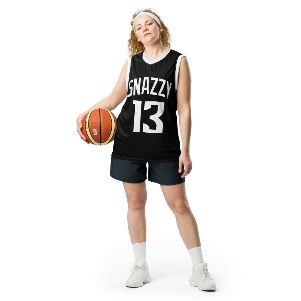Dawgs 13 Basketball Tank Top Schwarz von SNAZZY CLOTHING – Vorderansicht