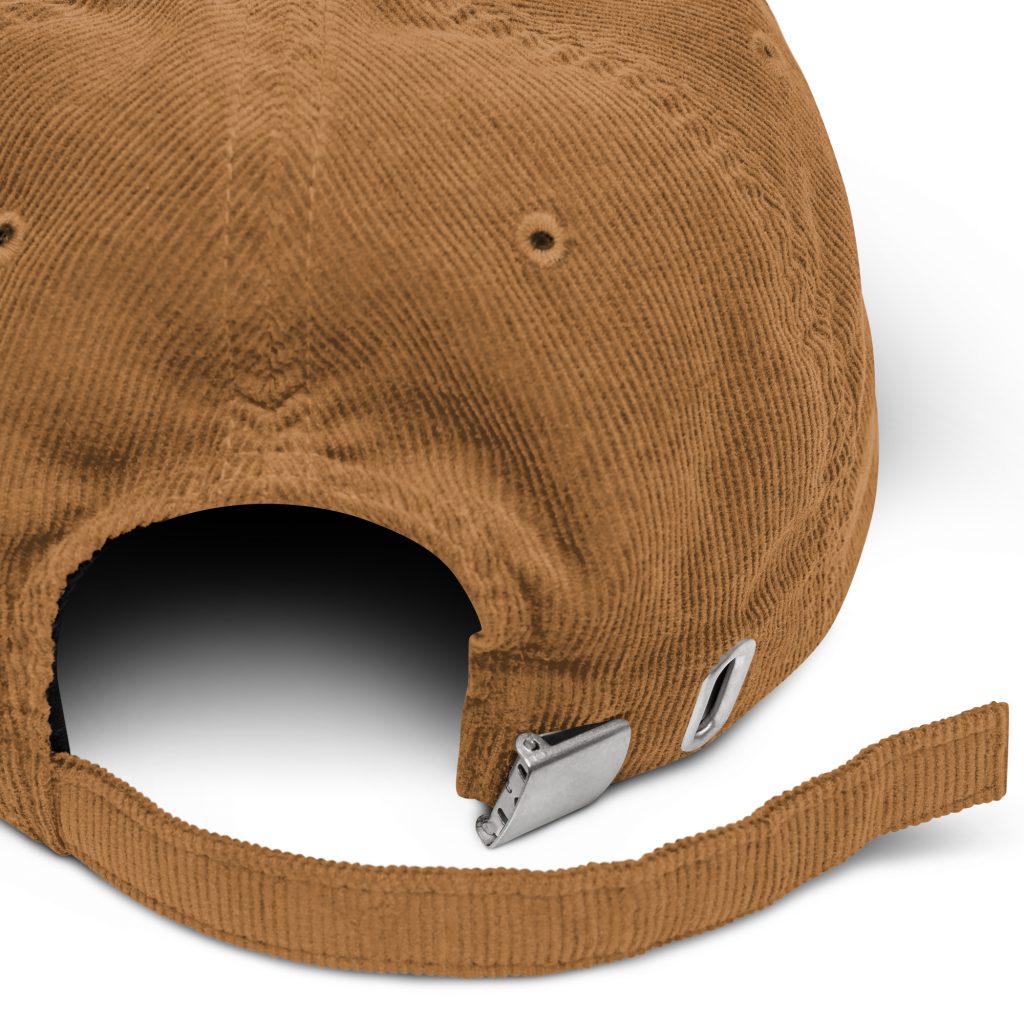 Howdy Cord Cap Kamelbraun von SNAZZY CLOTHING – Detailansicht