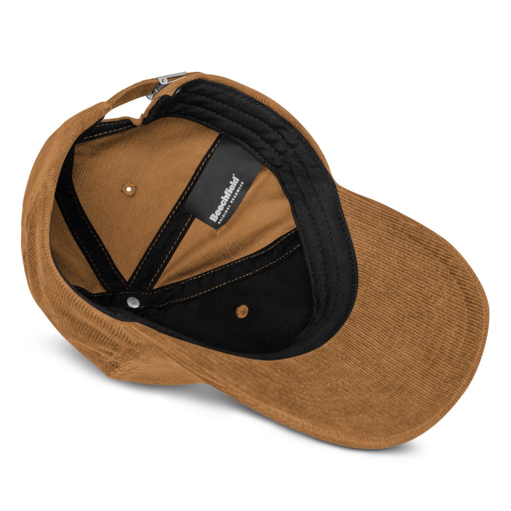 Howdy Cord Cap Kamelbraun von SNAZZY CLOTHING – Detailansicht