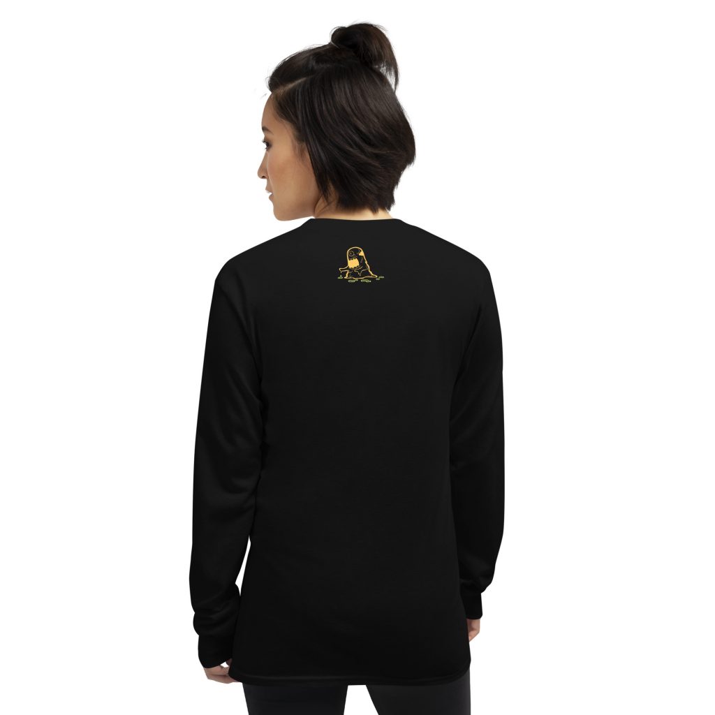 Monster Longsleeve Schwarz von SNAZZY CLOTHING – Rückansicht