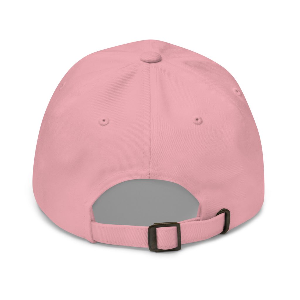 Orbit Dad Cap Pink von SNAZZY CLOTHING – Rückansicht