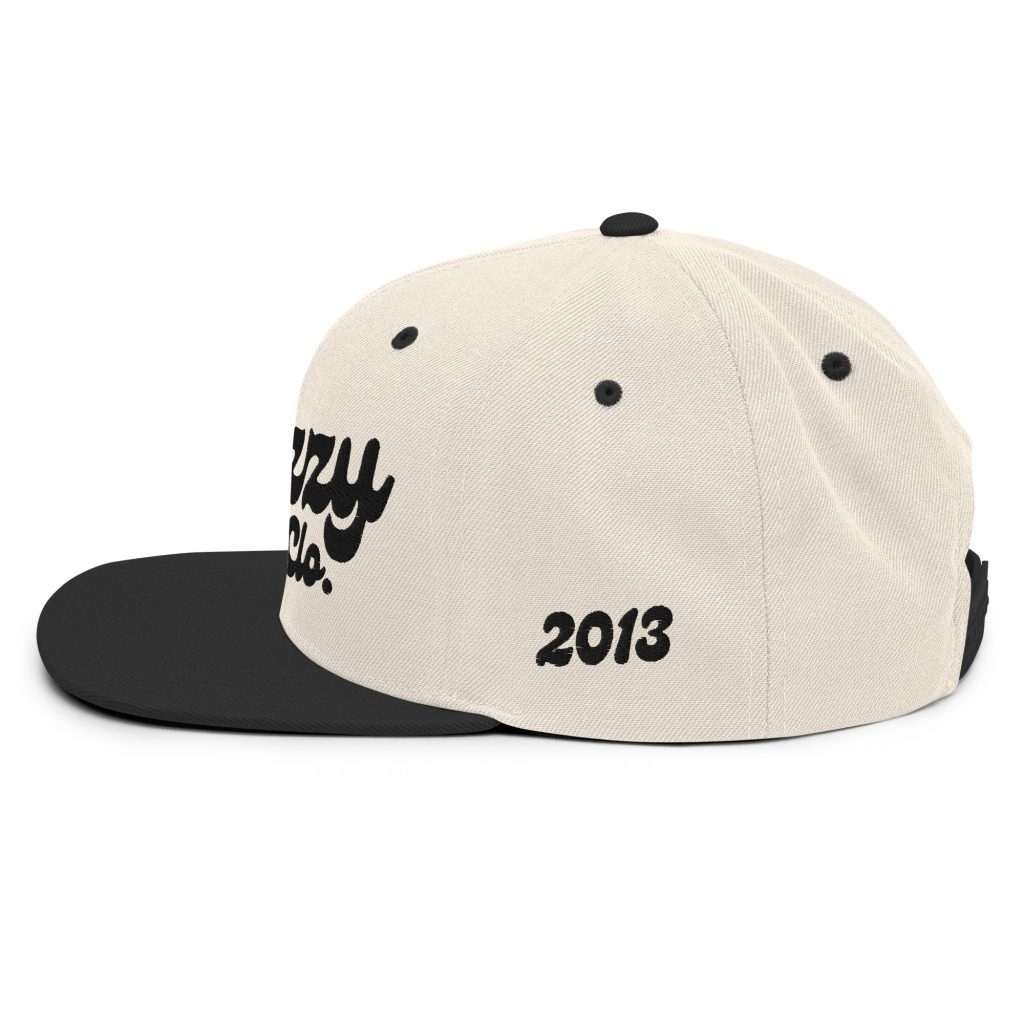 Genty Snapback Natur-Schwarz von SNAZZY CLOTHING – Rückansicht