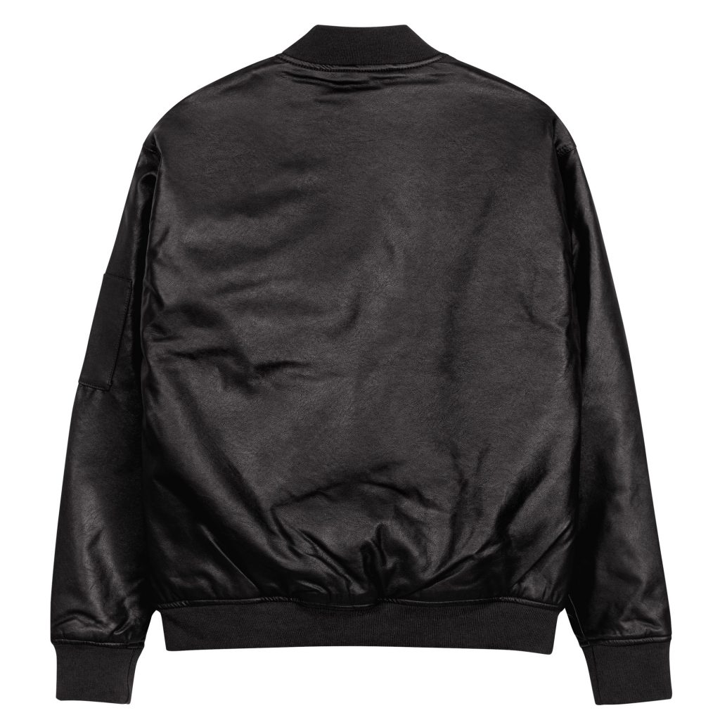 Genty Leather Jacket Schwarz von SNAZZY CLOTHING – Rückansicht