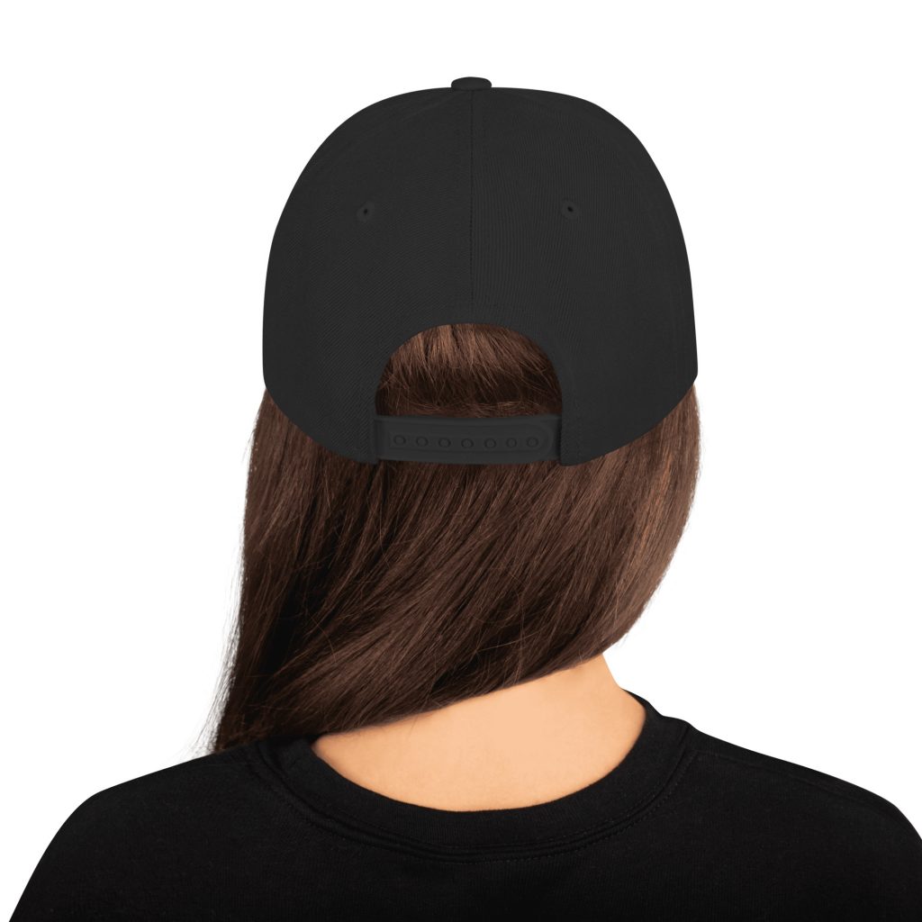 Bright Star Snapback Schwarz von SNAZZY CLOTHING – Rückansicht