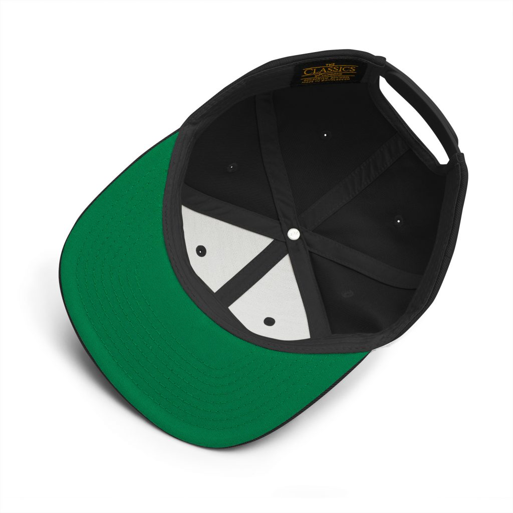 Bright Star Snapback Schwarz von SNAZZY CLOTHING – Rückansicht