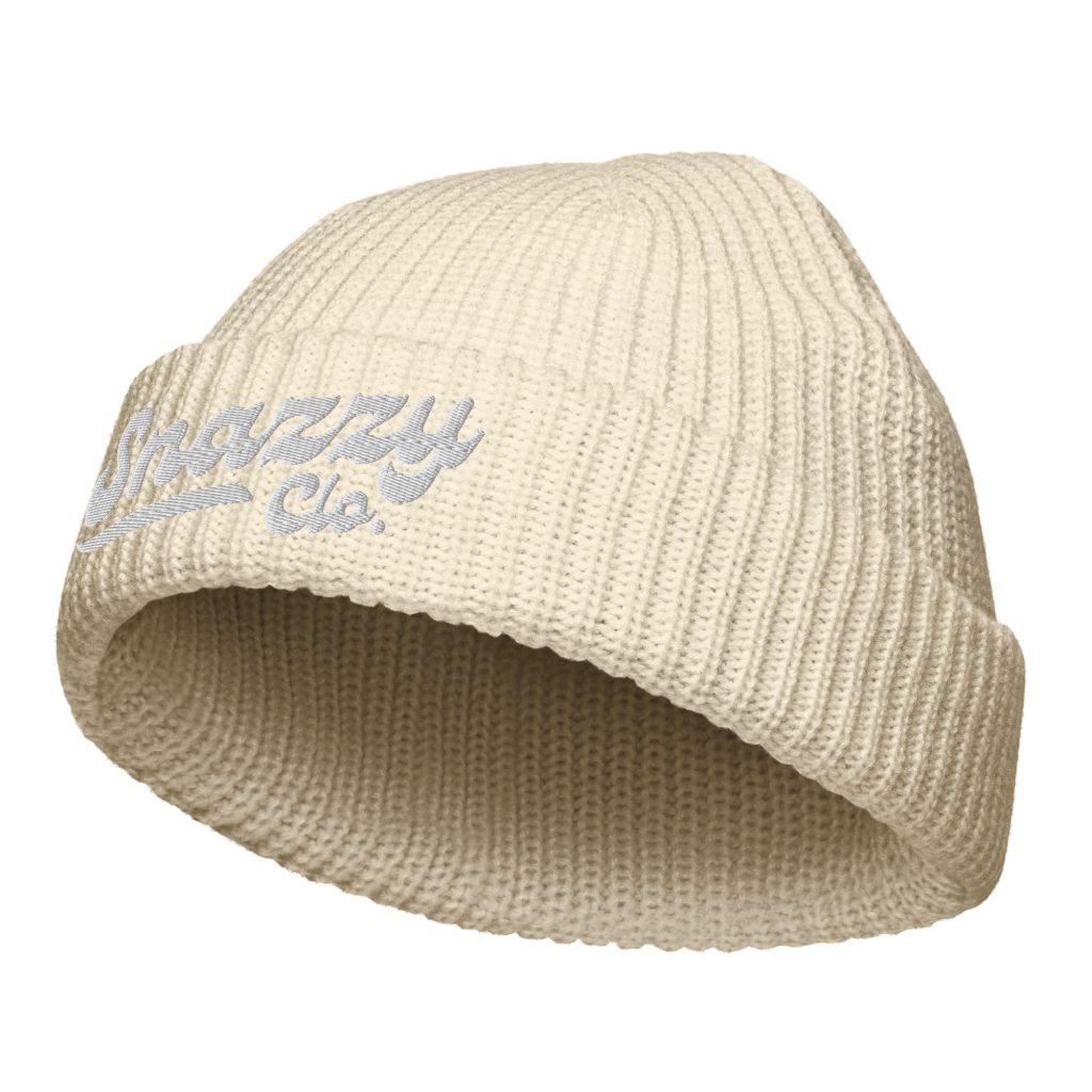Genty Fisherman Beanie Beige von SNAZZY CLOTHING – Vorderansicht