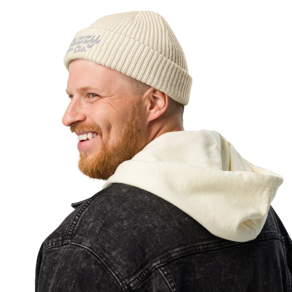 Genty Fisherman Beanie Beige von SNAZZY CLOTHING – Vorderansicht