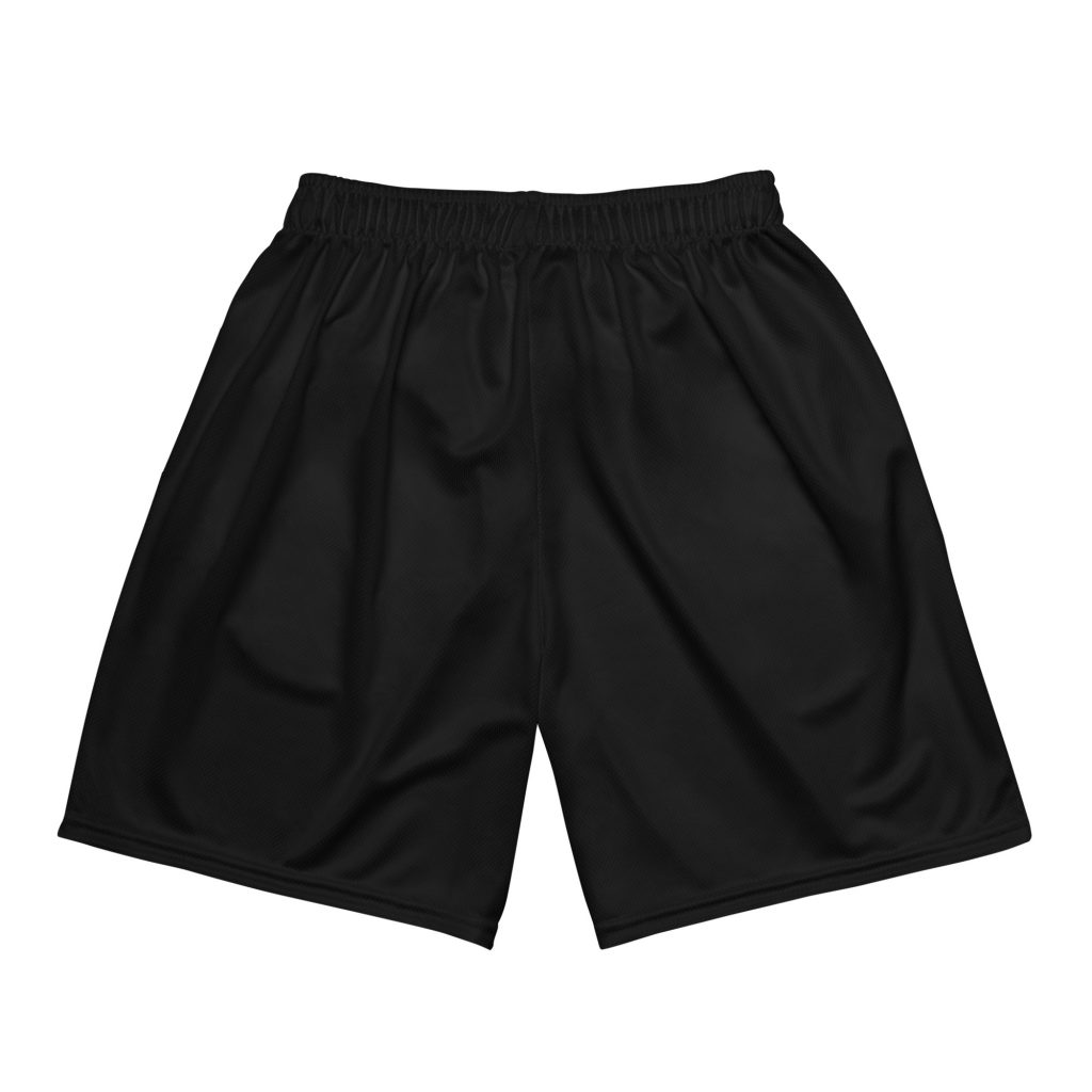 Highlight Mesh-Shorts Schwarz von SNAZZY CLOTHING – Rückansicht
