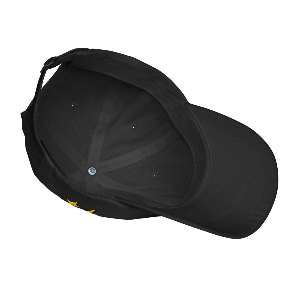Go Big Dad Cap Schwarz von SNAZZY CLOTHING – Detailansicht