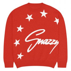 BIG STARS LOGO KNITTED CREWNECK SWEATER