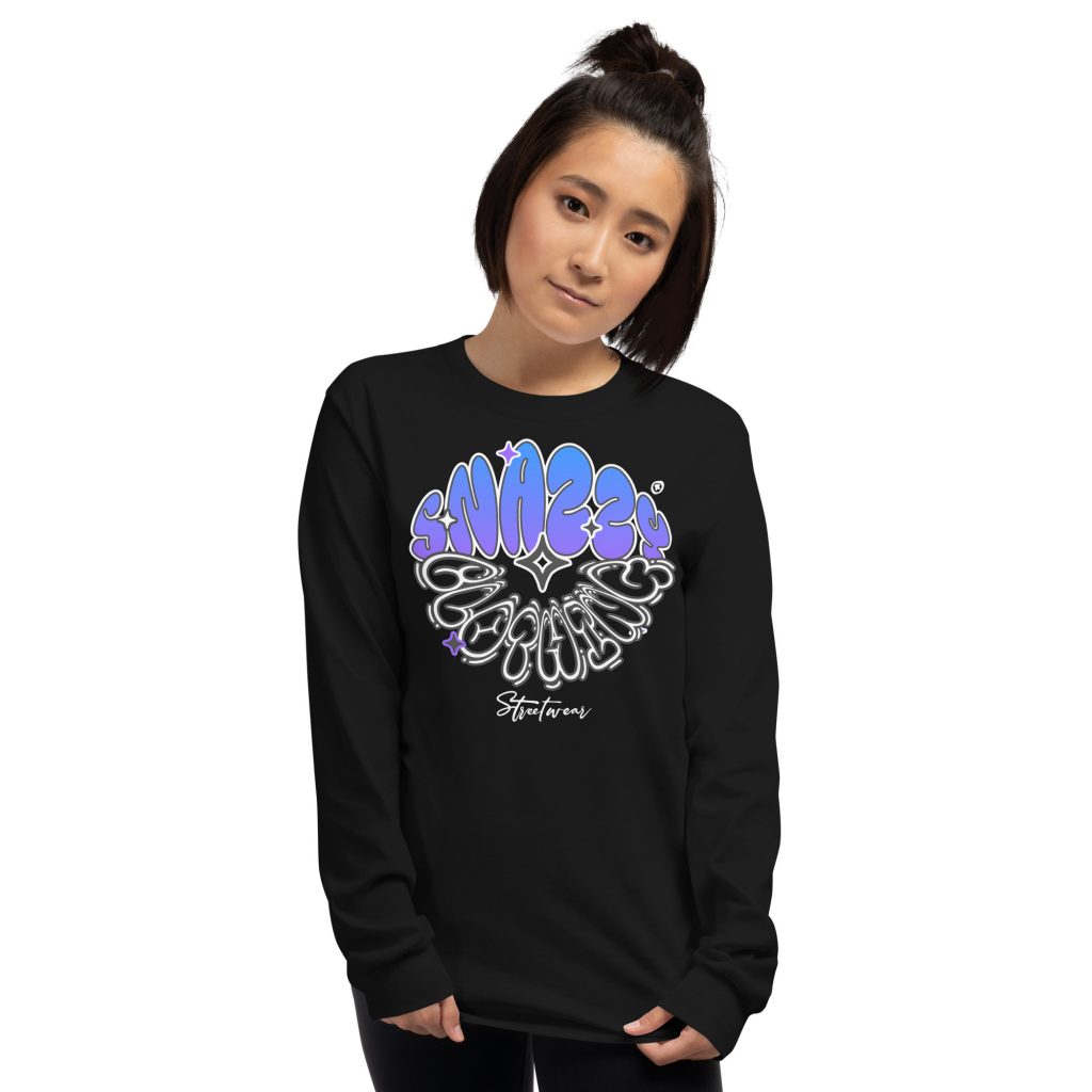 Balloon Longsleeve Schwarz von SNAZZY CLOTHING – Ansicht 4
