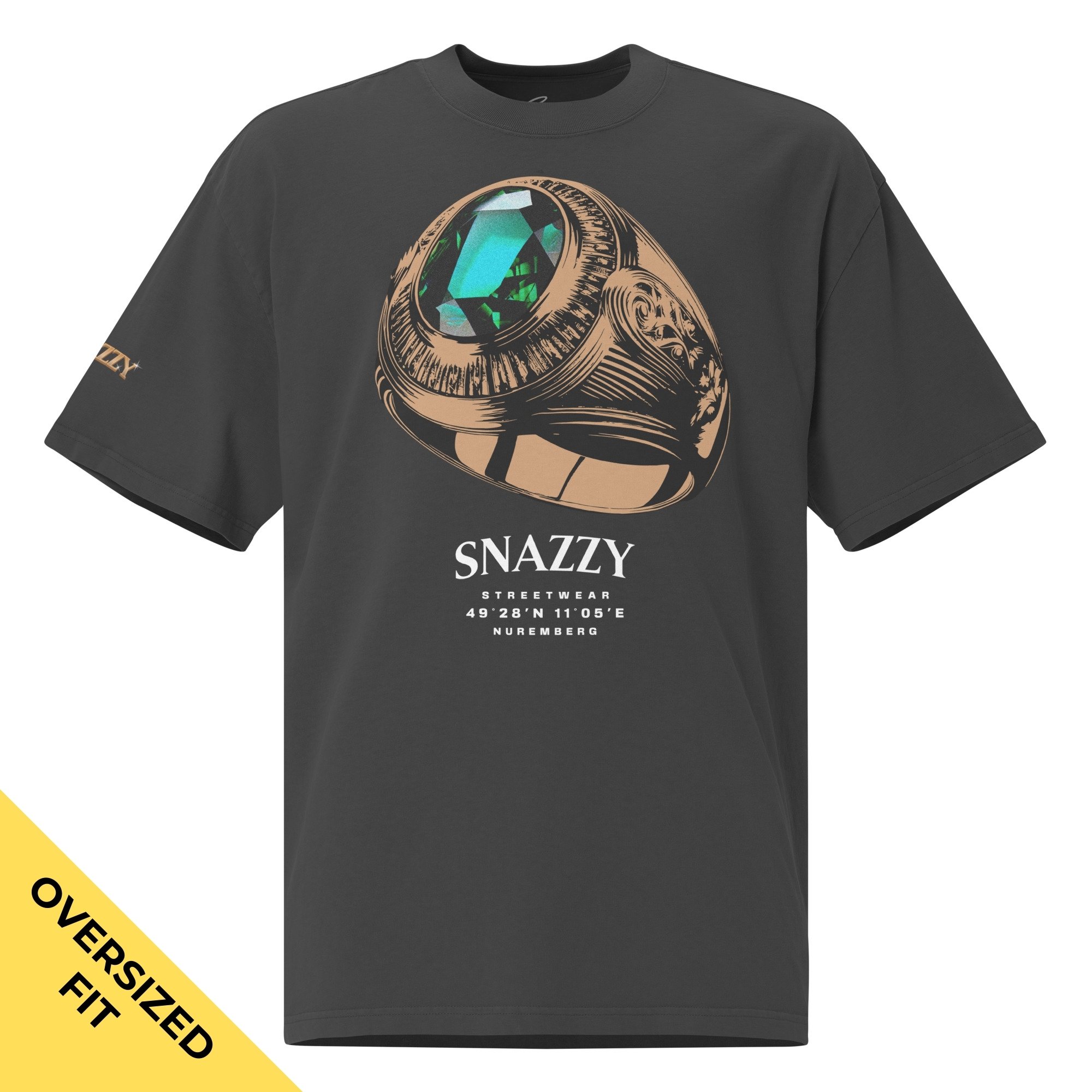 IMPERIAL RING OVERSIZED FADED T-SHIRT