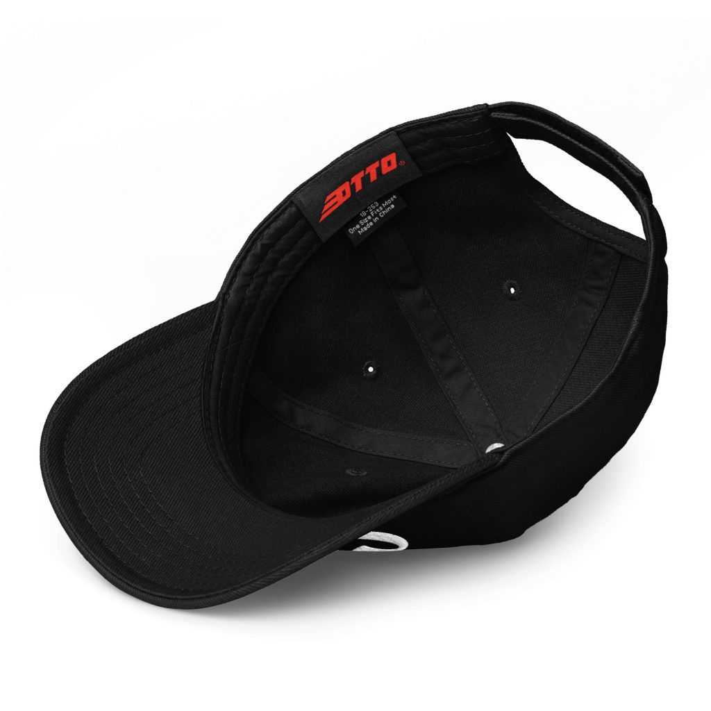 Shooting Star Baseball Cap Schwarz von SNAZZY CLOTHING – Detailansicht