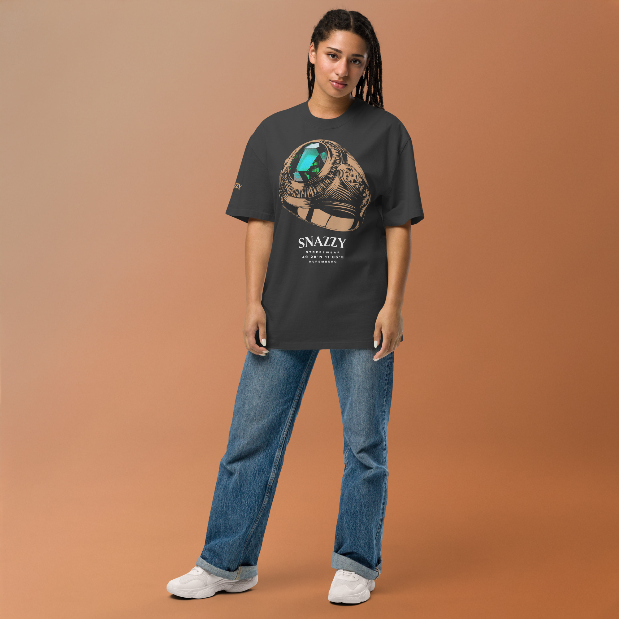 IMPERIAL RING OVERSIZED FADED T-SHIRT – Bild 6