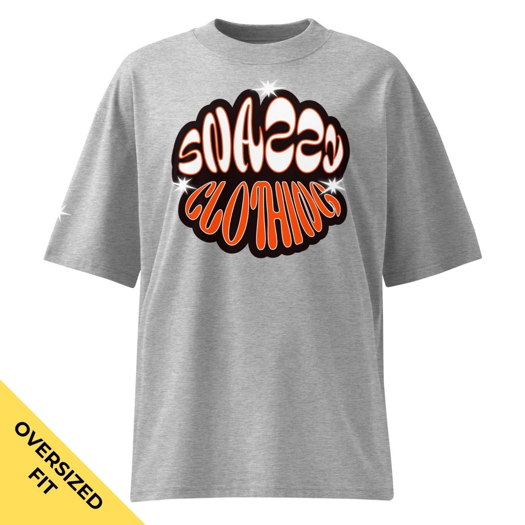 Soul Oversized T-Shirt Grau von SNAZZY CLOTHING