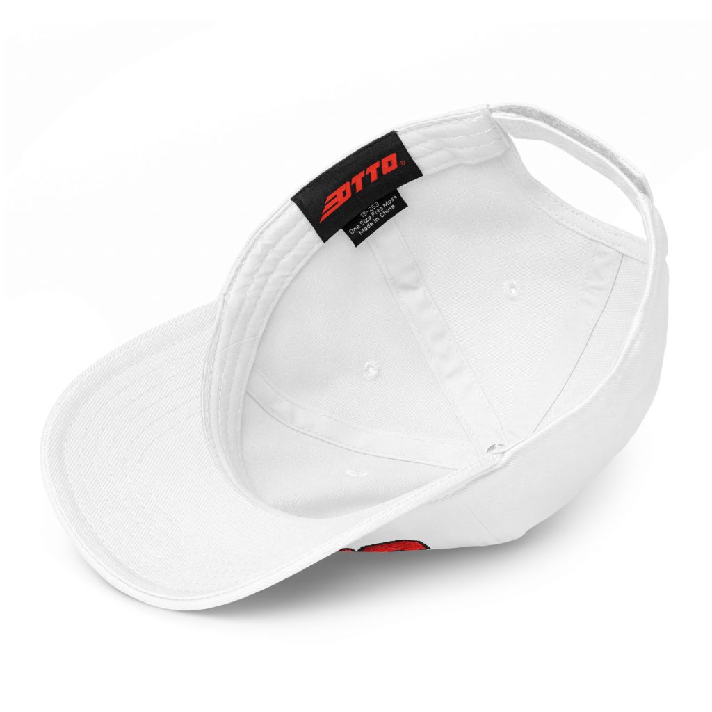 Xo Baseball Cap Weiß von SNAZZY CLOTHING – Detailansicht