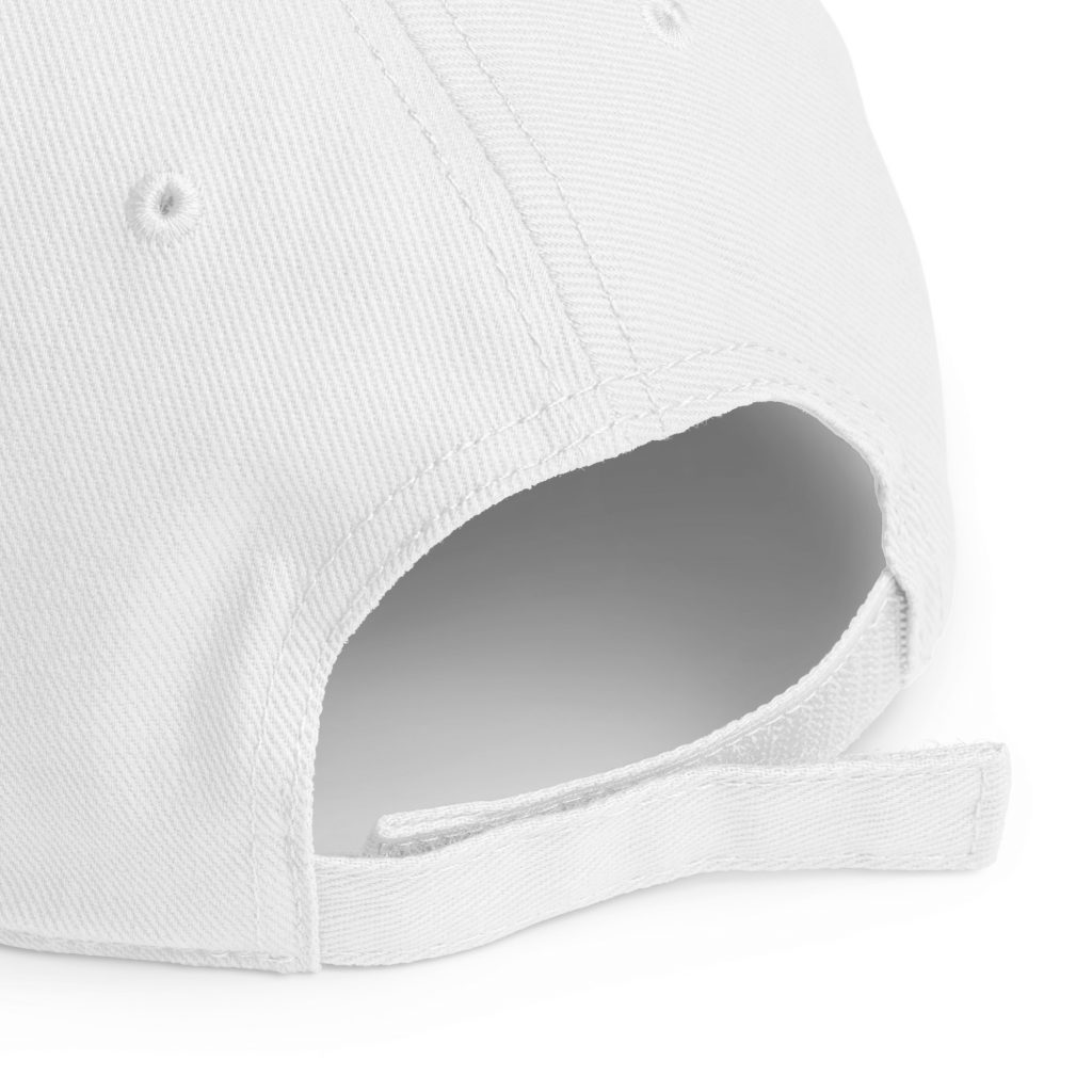 Xo Baseball Cap Weiß von SNAZZY CLOTHING – Detailansicht