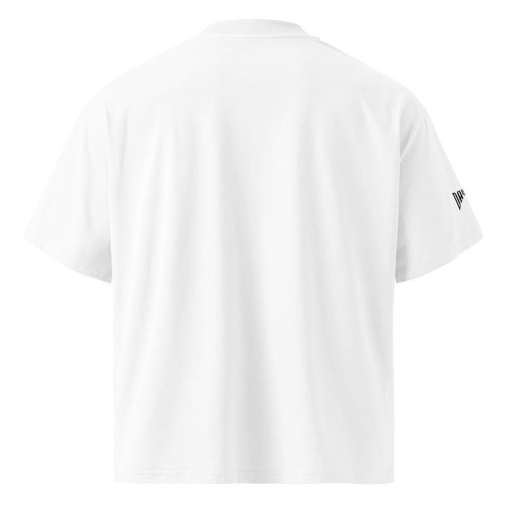 Sidestreet Dawgs Oversized T-Shirt Weiß von SNAZZY CLOTHING – Rückansicht