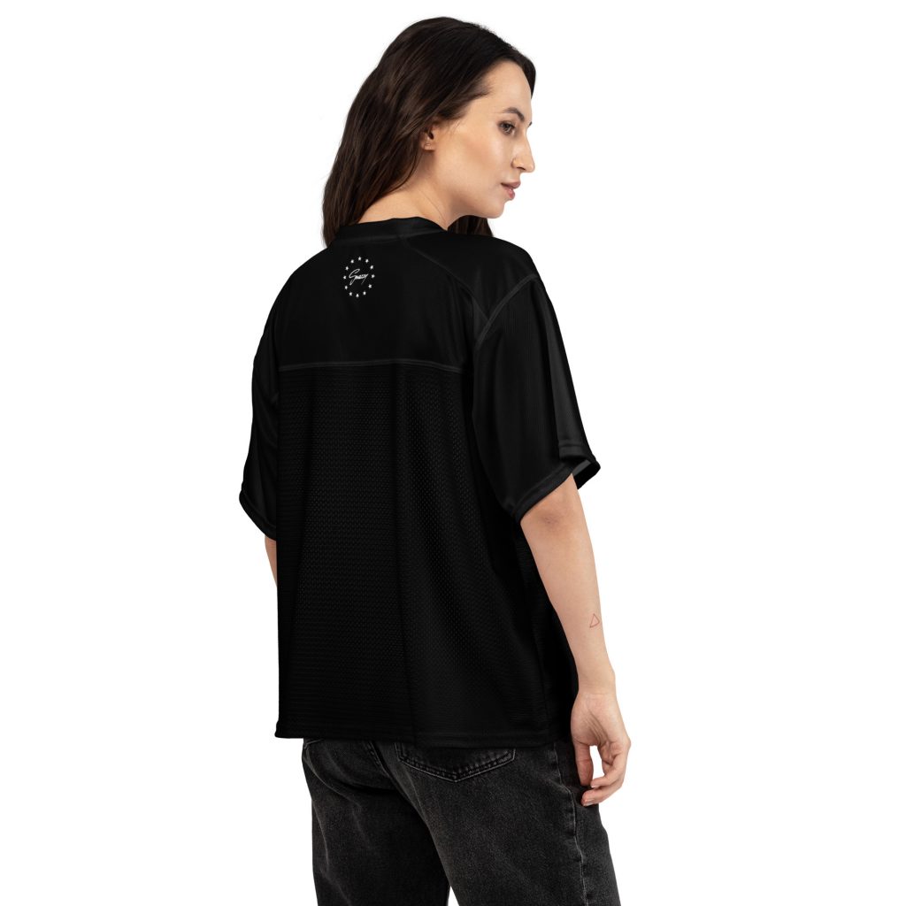 Dobermann Boxy Trikot Schwarz von SNAZZY CLOTHING – Rückansicht