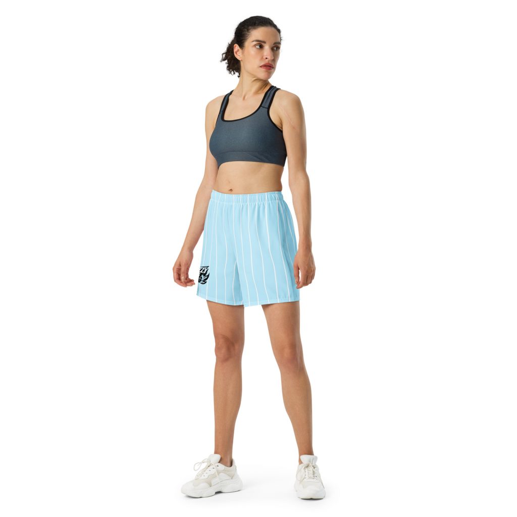 Fireball Shorts Hellblau von SNAZZY CLOTHING – Vorderansicht