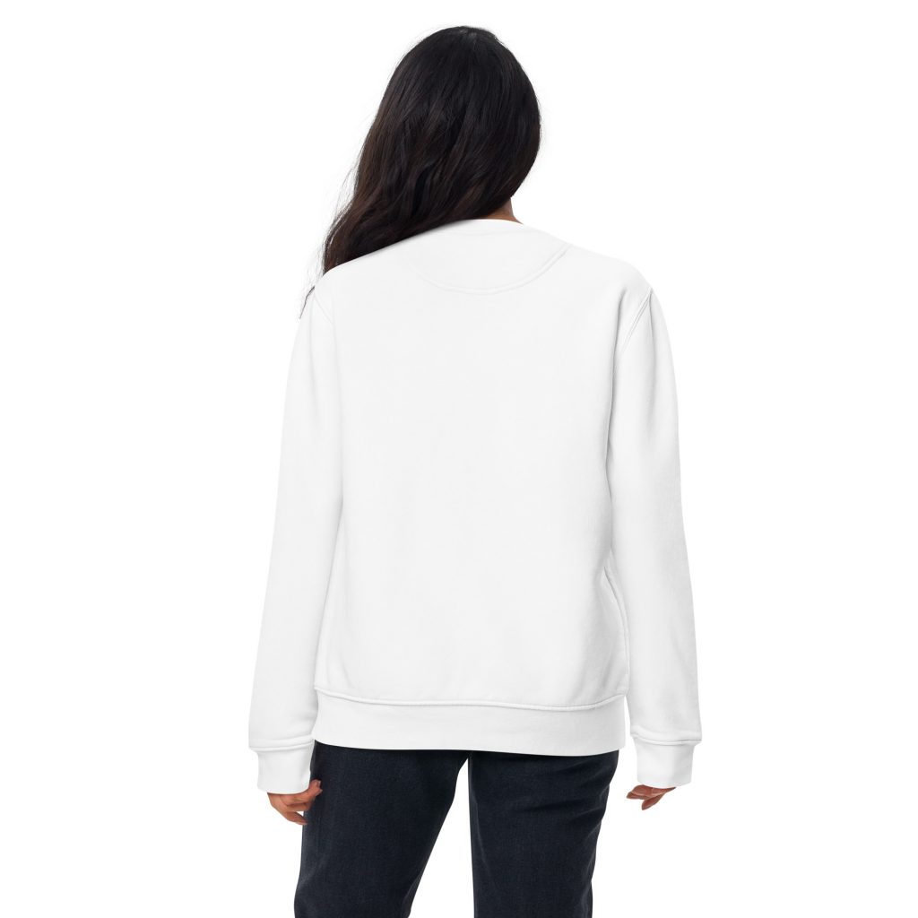 Fireball Light Sweater Weiß von SNAZZY CLOTHING – Rückansicht