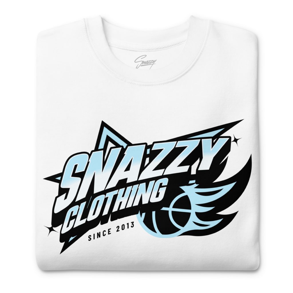 Fireball Light Sweater Weiß von SNAZZY CLOTHING – Vorderansicht