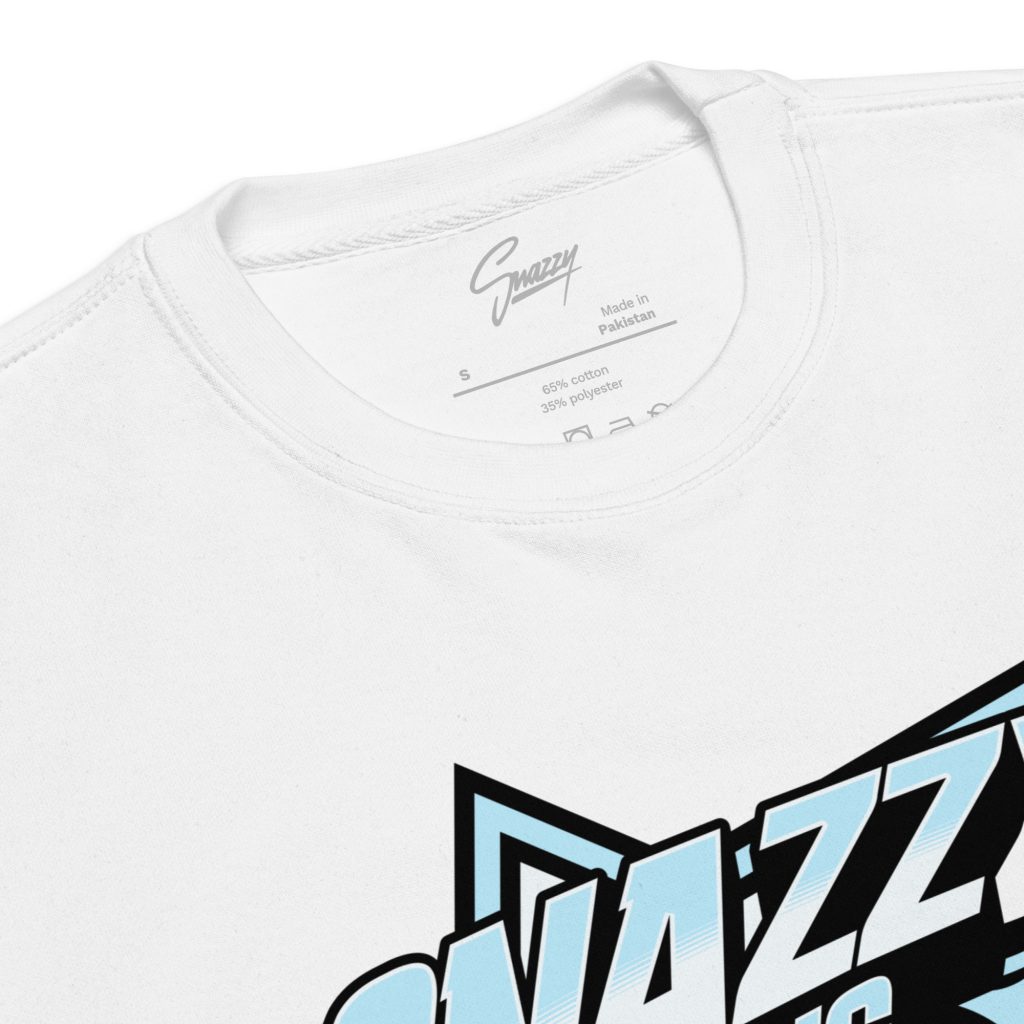 Fireball Light Sweater Weiß von SNAZZY CLOTHING – Detailansicht