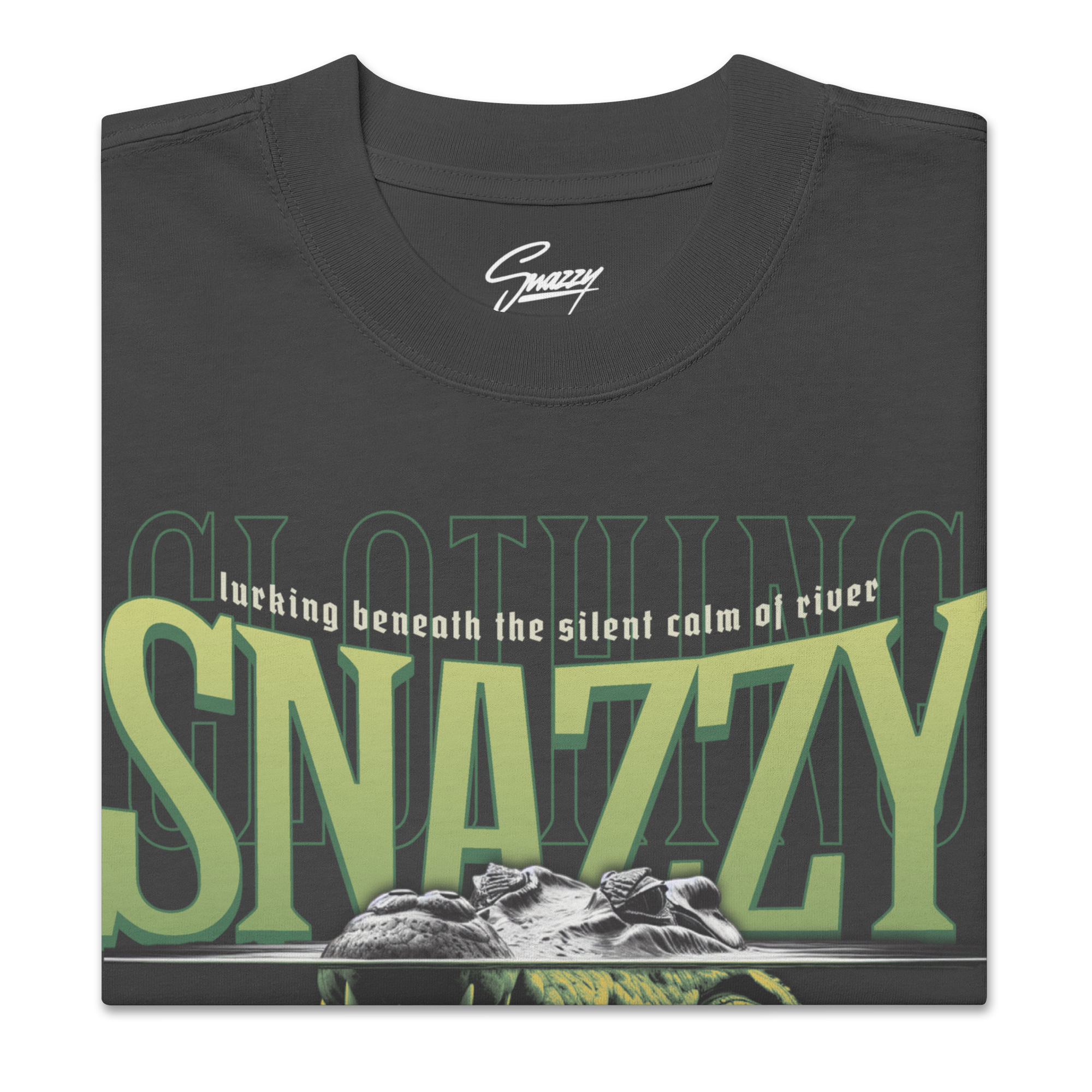 CROCODILE OVERSIZED FADED T-SHIRT – Bild 5