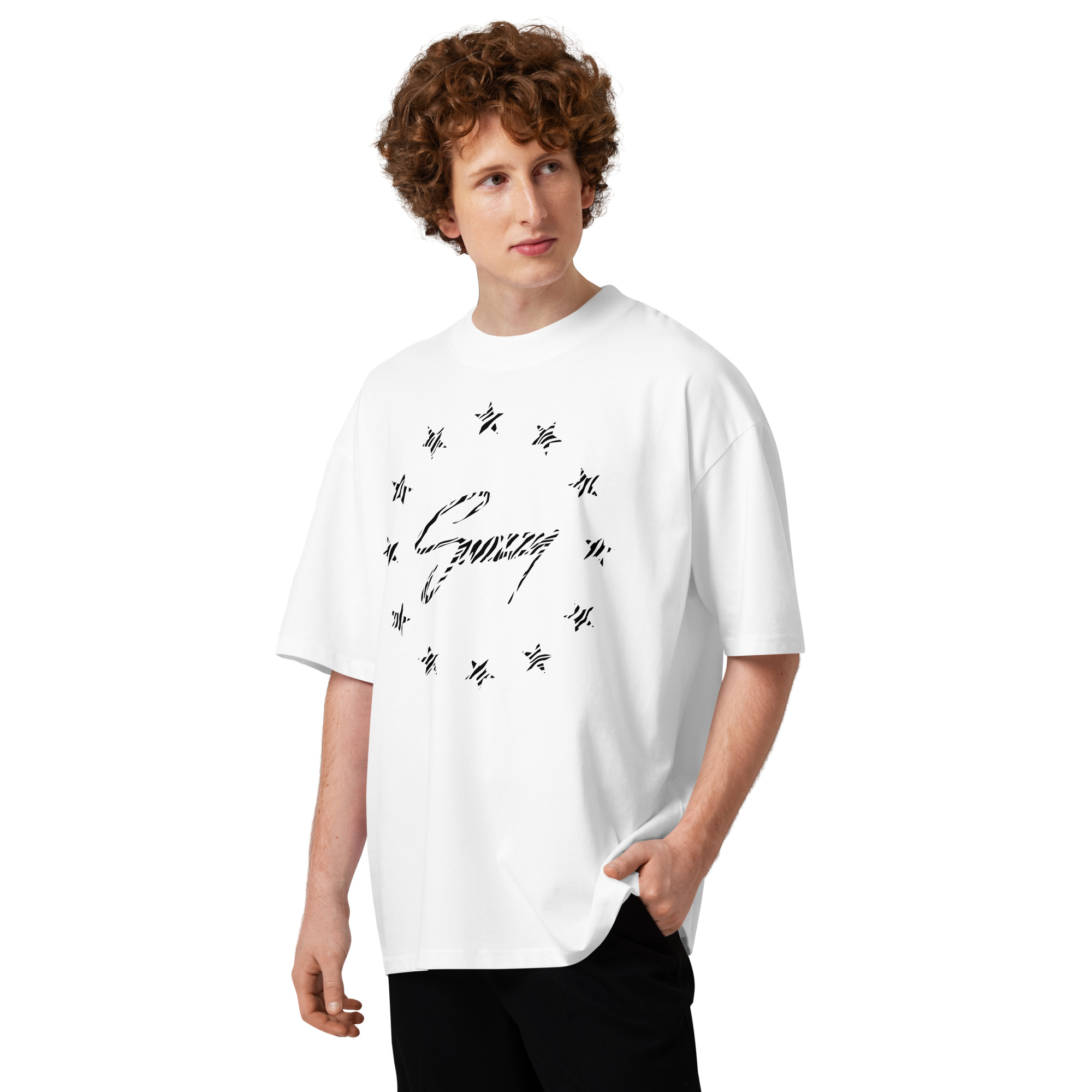 ZEBRA STARS LOGO OVERSIZED T-SHIRT – Bild 13