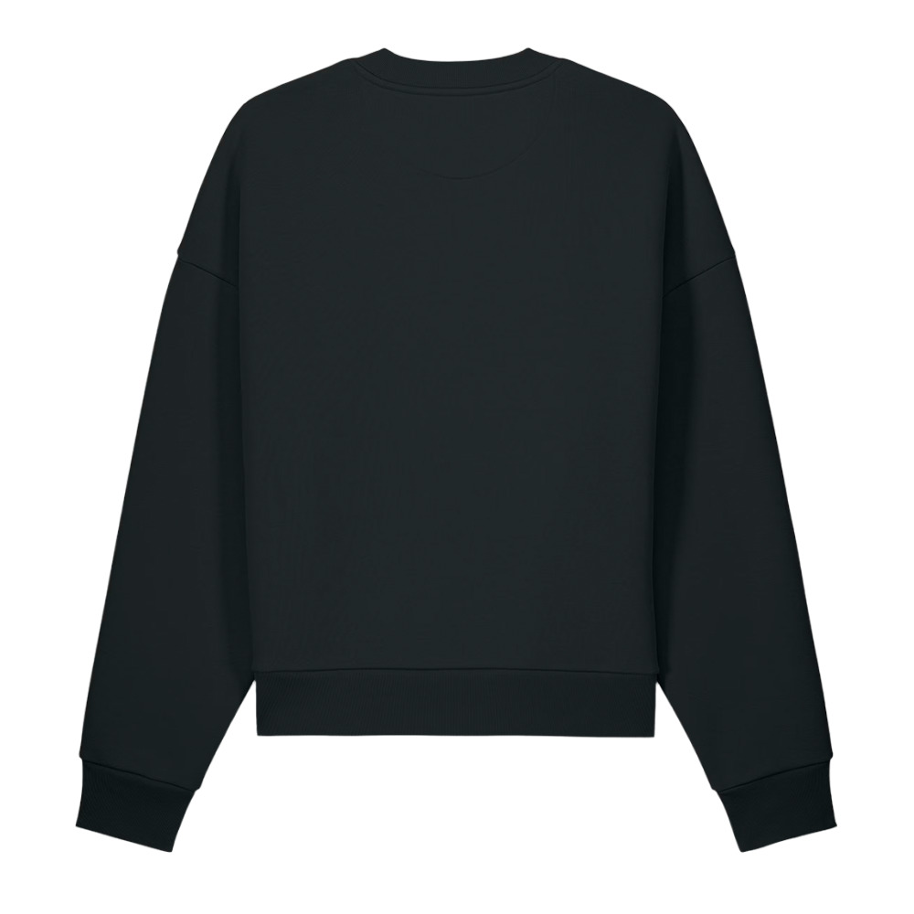 Cowgirl Heavyweight Sweater Schwarz von SNAZZY CLOTHING – Rückansicht
